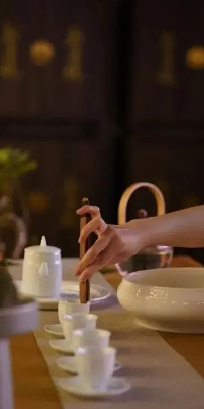 品茗论道，以茶会友